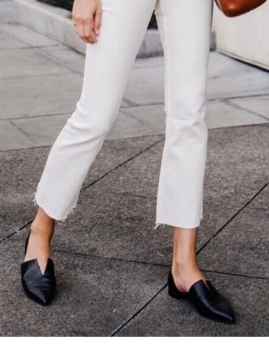 Vince Shoes - Vince Darlington Flats Black Leather